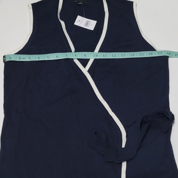 Ann Taylor Sleeveless Wrap Top - Picture 8 of 8